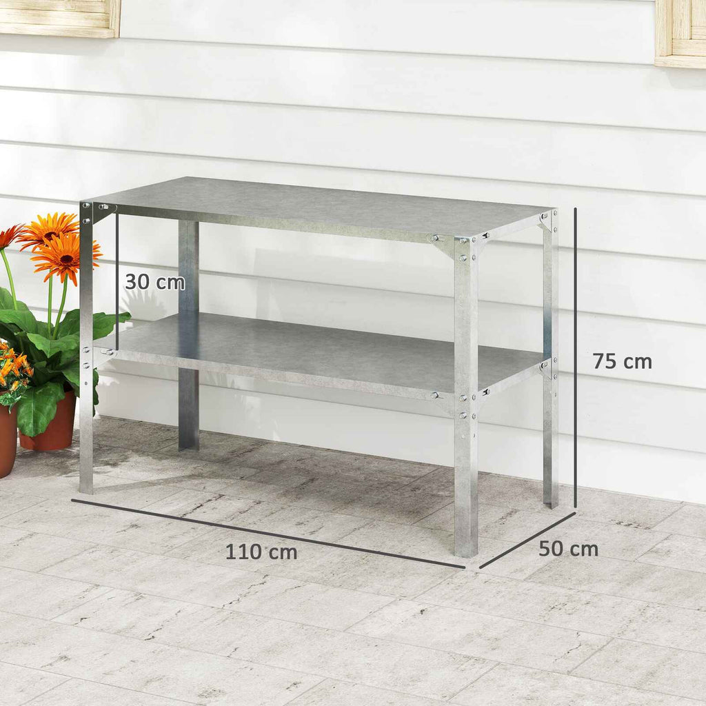 Dimensions de la table de rempotage : 110 × 50 × 75 cm
