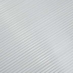 Gros plan des rainures d’un panneau en polycarbonate