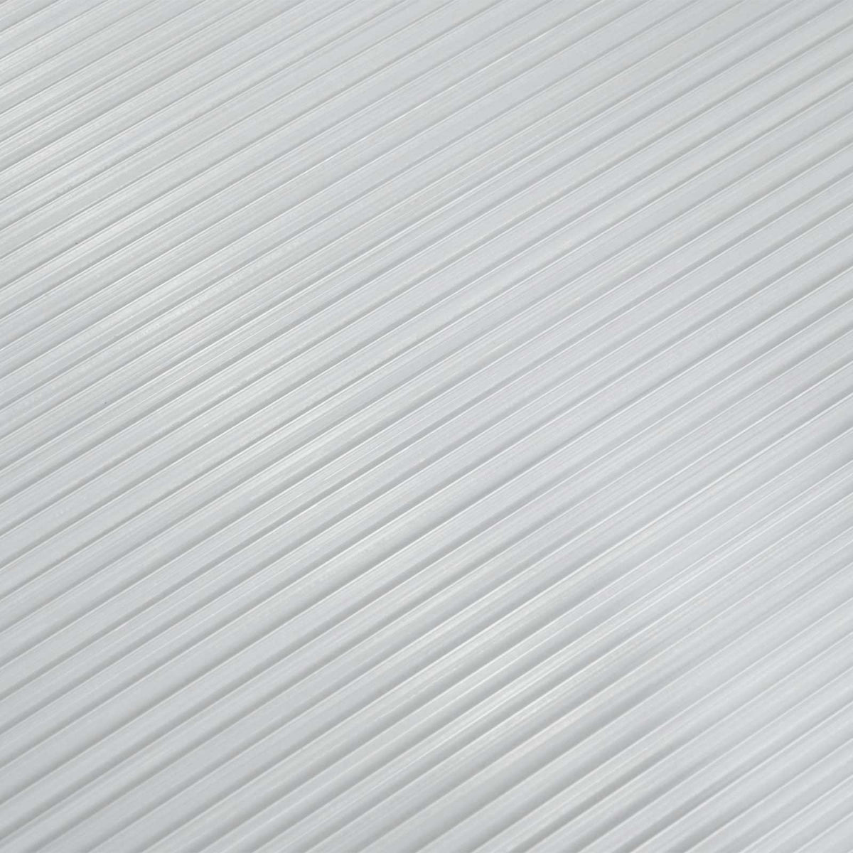 Gros plan des rainures d’un panneau en polycarbonate