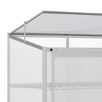 Support maintenant le toit de la serre de balcon ouvert