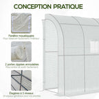 Détails de la fenêtre, de la porte et des tablettes de serre