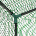Raccord d’angle du cadre sous la bâche de la serre à tomates