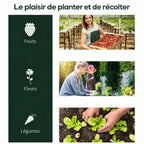 Exemples de cultures de fruits, fleurs et légumes sous mini-serre