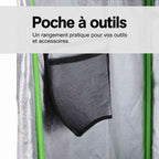 Poche de rangement en filet de la chambre de culture