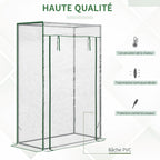Présentation de la housse transparente de la serre à tomates