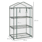 Dimensions de la mini serre : 69 × 49 × 125 cm