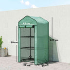 Dimensions de la mini serre : 59 × 39 × 127 cm