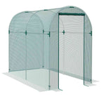 Cage fruitière à filet vert et porte enroulée