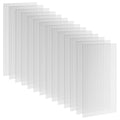 Lot de panneaux translucides en polycarbonate alvéolaire