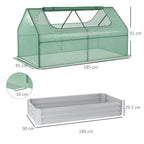 Dimensions de la serre et du bac potager métallique