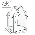 Dimensions de la serre transparente : 90 × 90 × 145 cm