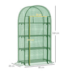 Dimensions de la mini serre verte : 80 × 49 × 160 cm