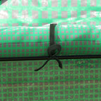 Attache intérieure de la housse verte sur l’armature